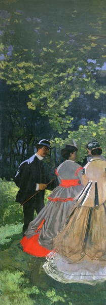 Claude Monet, Dejeuner sur L'Herbe, Chailly, 1865 (left panel) (see also 65898)