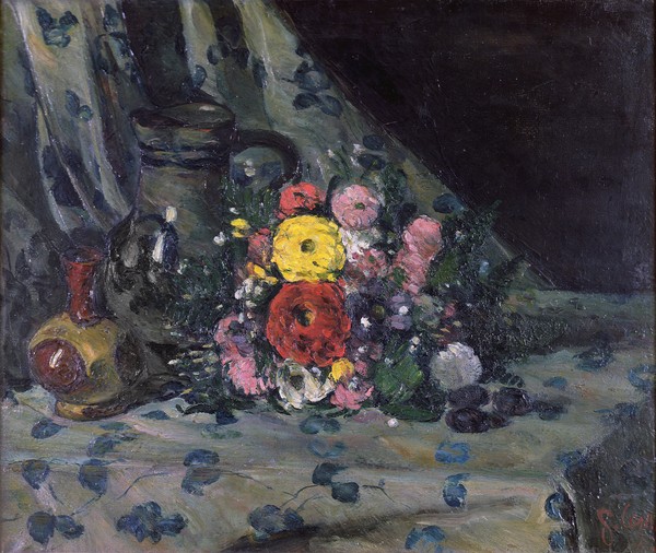 Paul Cézanne, Bouquet of Yellow Dahlias, c.1873 (oil on canvas)