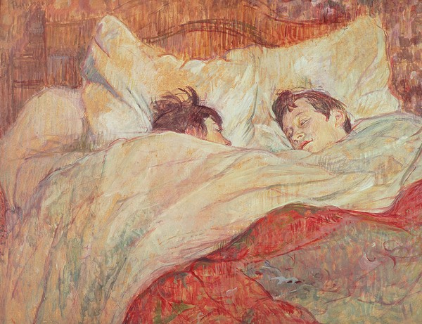 Henri de Toulouse-Lautrec, The Bed, c.1892-95 (oil on cardboard)
