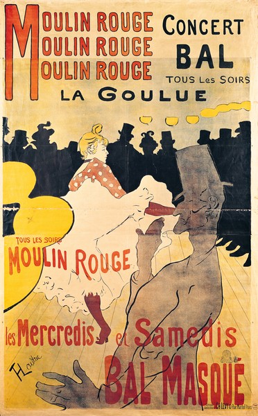 Henri de Toulouse-Lautrec, Poster advertising 'La Goulue' at the Moulin Rouge, 1893 (litho)