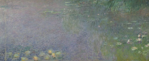 Claude Monet, Waterlilies: Morning, 1914-18 (centre right section)
