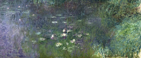 Claude Monet, Waterlilies: Morning, 1914-18 (right section)