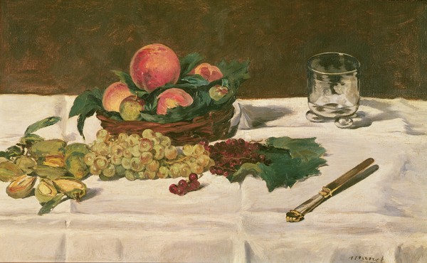 Edouard Manet, Still Life: Fruit on a Table, 1864 (oil on canvas)