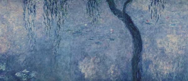 Claude Monet, Waterlilies: Two Weeping Willows, right section, c.1915-26 (oil on canvas) (see also 75700-02)
