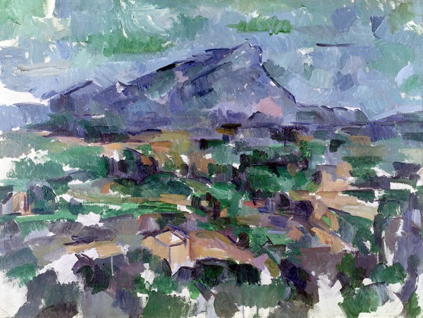 Paul Cézanne, Montagne Sainte-Victoire, 1904-06 (oil on canvas)