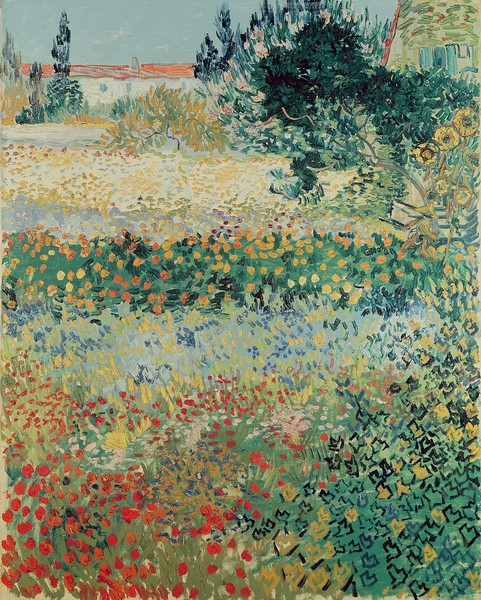 Vincent van Gogh, Garden in Bloom, Arles, July 1888 (oil on canvas)