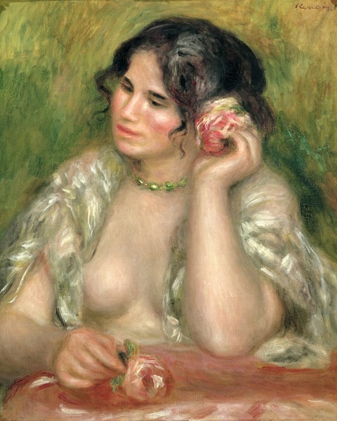 Pierre-Auguste Renoir, Gabrielle with a Rose, 1911 (oil on canvas)