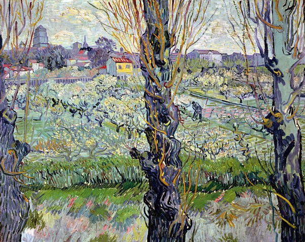 Vincent van Gogh, View of Arles, 1889 (oil on canvas)