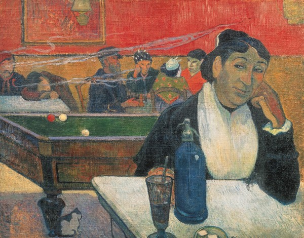 Paul Gauguin, Cafe at Arles, 1888 (oil on canvas)