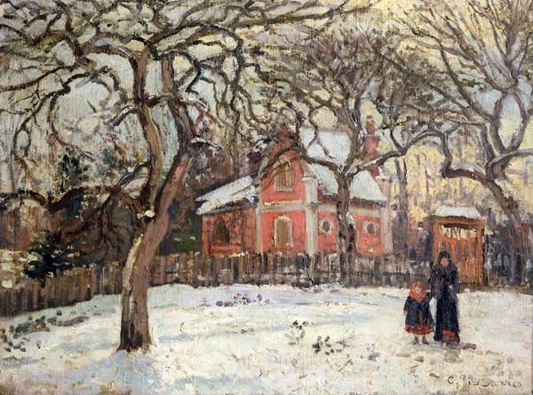 Camille Pissarro, Chestnut Trees at Louveciennes, c.1871-2 (oil on canvas)