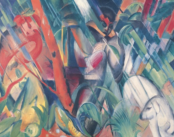 Franz Marc, In the Rain, 1912 (oil on canvas)