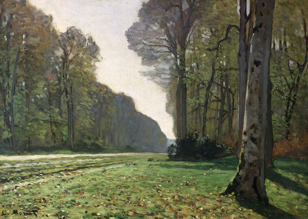 Claude Monet, The Road to Bas-Breau, Fontainebleau (Le Pave de Chailly), c.1865 (oil on canvas)