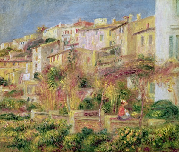 Pierre-Auguste Renoir, Terrace in Cagnes, 1905 (oil on canvas)