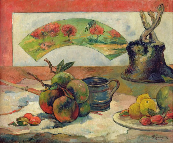 Paul Gauguin, Still Life with a Fan, c.1889 (oil on canvas)