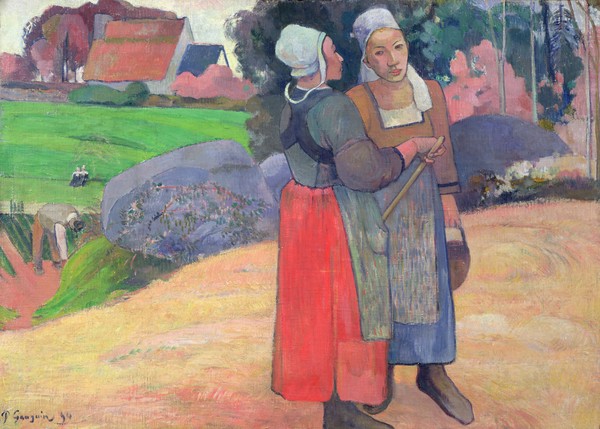 Paul Gauguin, Breton Peasants, 1894 (oil on canvas)