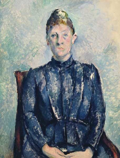 Paul Cézanne, Portrait of Madame Cezanne, c.1890 (oil on canvas)