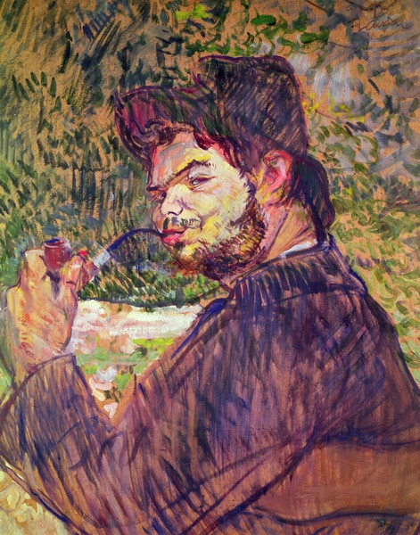 Henri de Toulouse-Lautrec, Portrait of Cipa Godebski, 1896 (oil on cardboard)