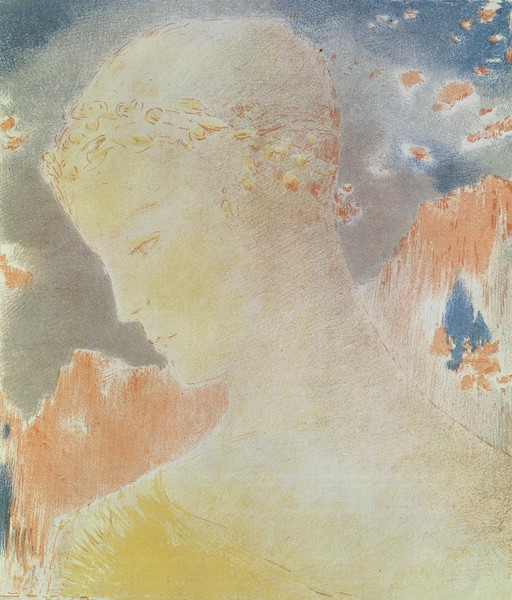 Odilon Redon, Beatrice, 1897 (lithograph on paper)