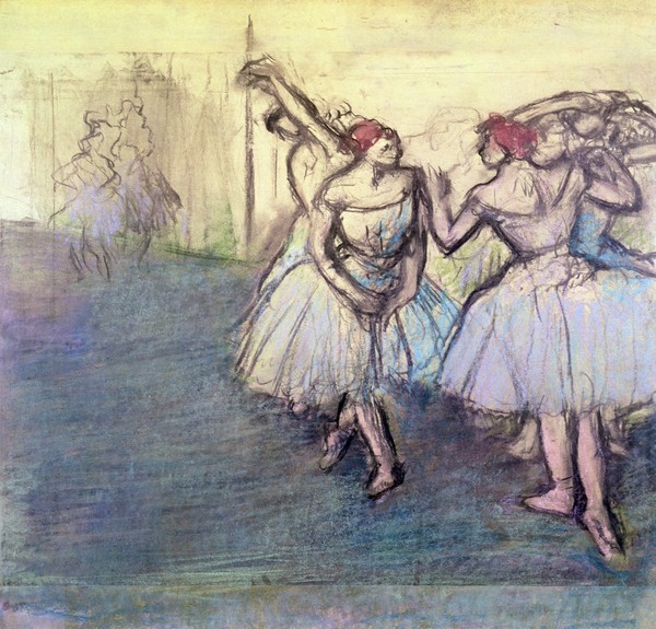 Edgar Degas, The Dancers (pastel on paper)