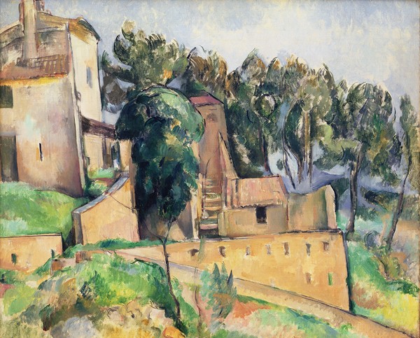 Paul Cézanne, The House at Bellevue, 1890-92 (oil on canvas)