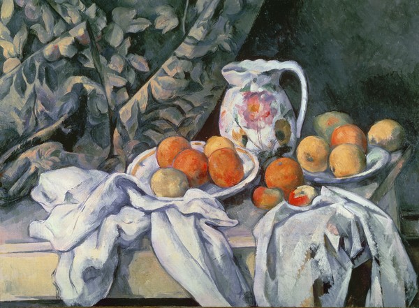 Paul Cézanne, Still life with drapery, c.1899 (oil on canvas)