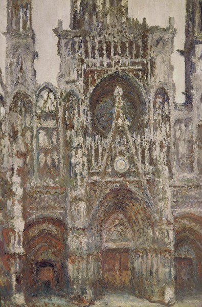 Claude Monet, Rouen Cathedral, evening, harmony in brown, 1894 (oil on canvas)