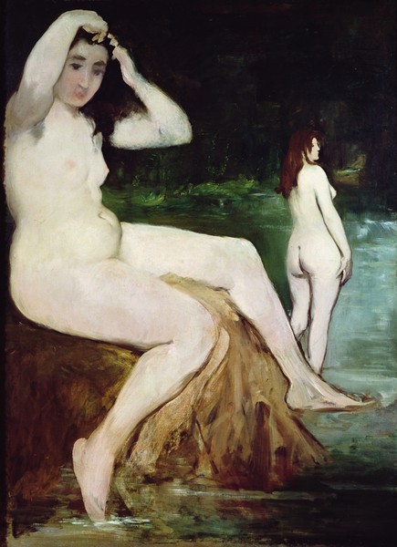 Edouard Manet, The Bathers, 1874-6 (oil on canvas)