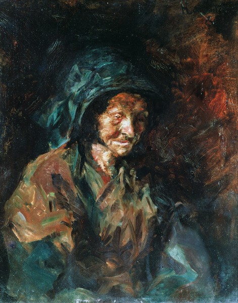 Henri de Toulouse-Lautrec, The Old Woman known as the 'crayfish' from the Le Bosc Region, 1882 (oil on canvas)