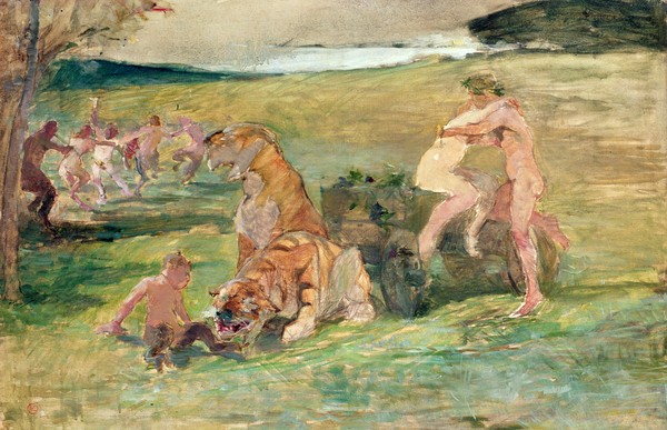 Henri de Toulouse-Lautrec, Allegory, the Spring of Life, 1883 (oil on canvas)