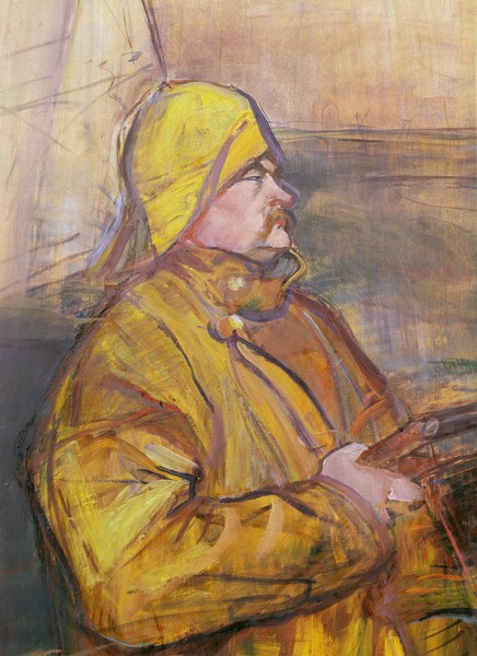Henri de Toulouse-Lautrec, Monsieur Maurice Joyant, 1900 (detail of the head)