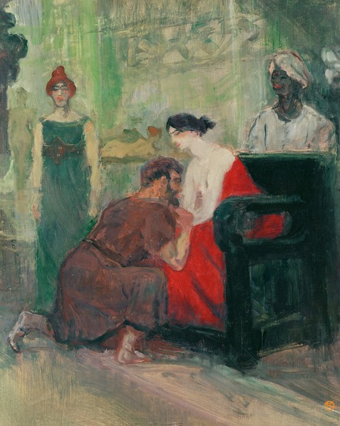 Henri de Toulouse-Lautrec, Messalina, 1900 (oil on canvas)