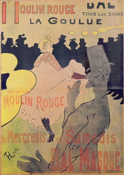 Henri de Toulouse-Lautrec, Poster advertising 'La Goulue' at the Moulin Rouge, 1891 (litho)