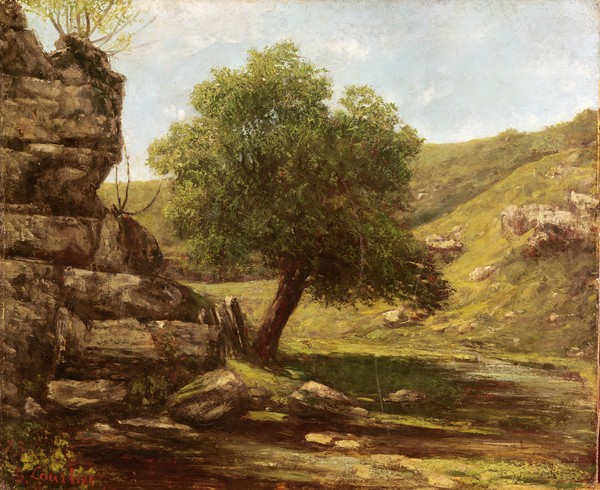 Gustave Courbet, Landscape, 1873 (oil on canvas)