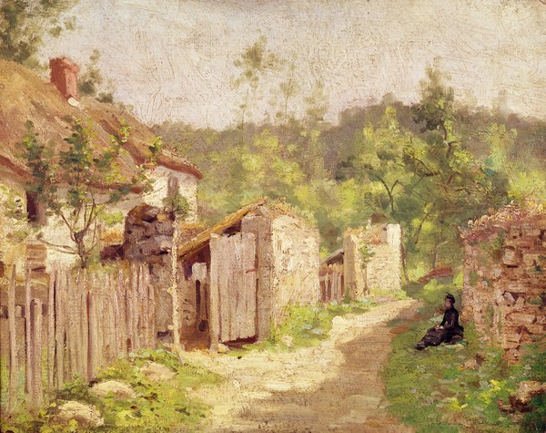 Camille Pissarro, Daumier's House at Valmondois