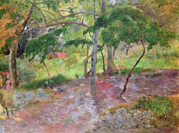 Paul Gauguin, Tropical Landscape, Martinique, 1887 (oil on canvas)