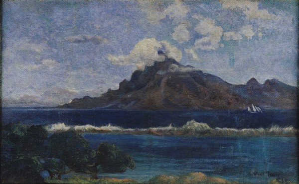 Paul Gauguin, Coastal Martinique Landscape, 1887 (oil on canvas)
