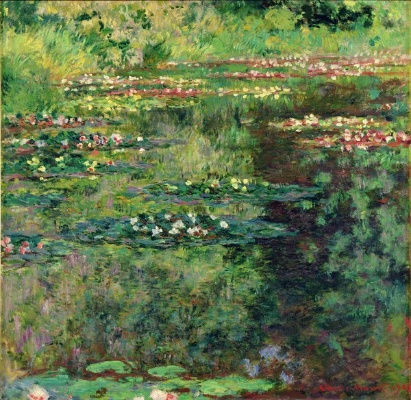 Claude Monet, The Waterlily Pond, 1904 (oil on canvas)