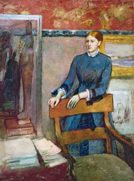 Edgar Degas, Helene Rouart in her Father's Study, c.1886 (oil on canvas)