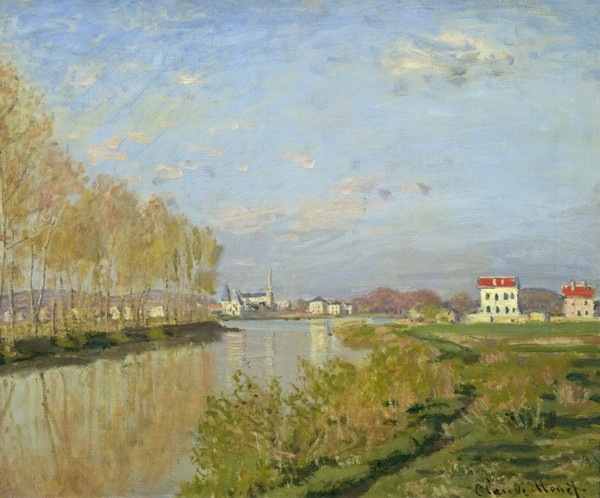 Claude Monet, The Seine at Argenteuil, 1873 (oil on canvas)