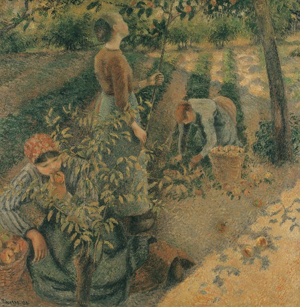 Camille Pissarro, The Apple Pickers, 1886 (oil on canvas)