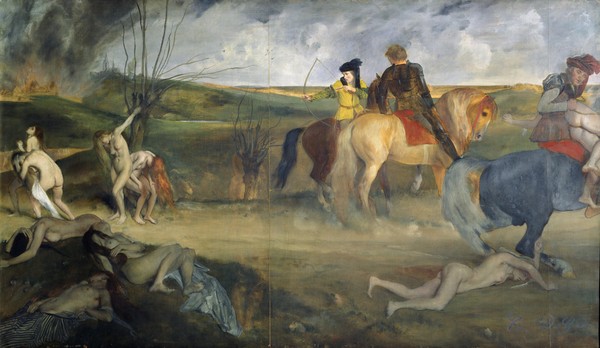 Edgar Degas, Scene of War in the Middle Ages, c.1865 (oil on canvas)
