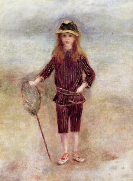 Pierre-Auguste Renoir, The Little Fisherwoman (Marthe Berard) 1879 (oil on canvas)
