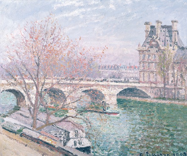 Camille Pissarro, The Pont-Royal and the Pavillon de Flore, 1903 (oil on canvas