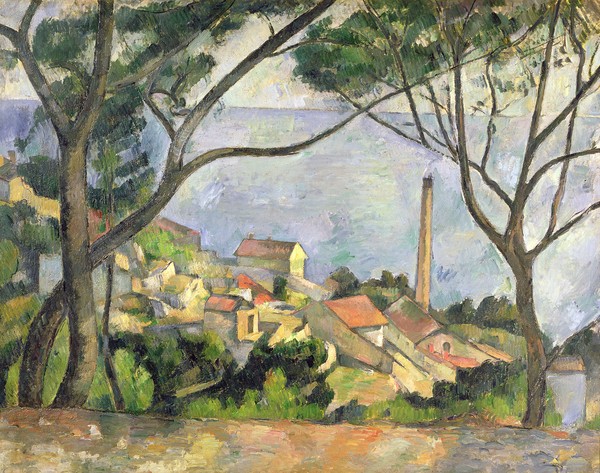Paul Cézanne, The Sea at l'Estaque, 1878 (oil on canvas)