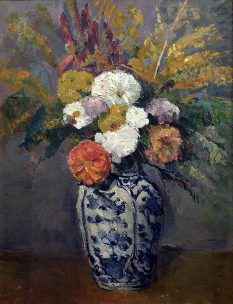 Paul Cézanne, Dahlias, c.1873 (oil on canvas)