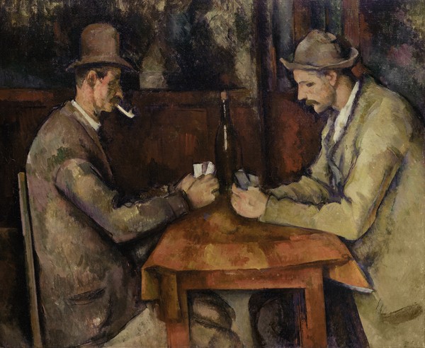 Paul Cézanne, The Card Players, 1893-96 (oil on canvas)