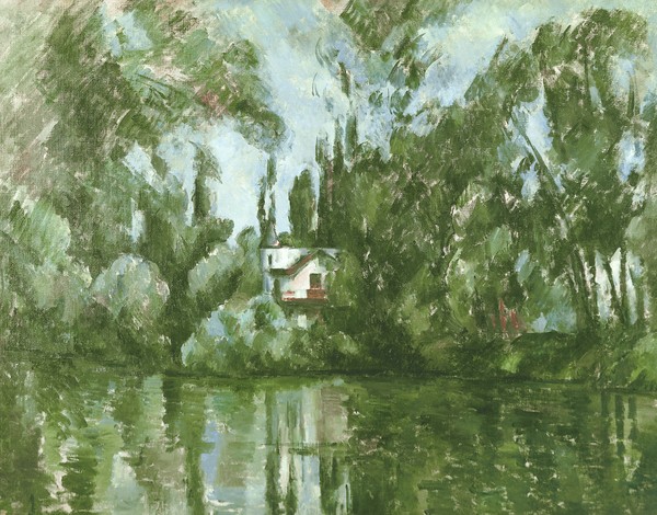 Paul Cézanne, House on the Banks of the Marne, 1889-90 (oil on canvas)