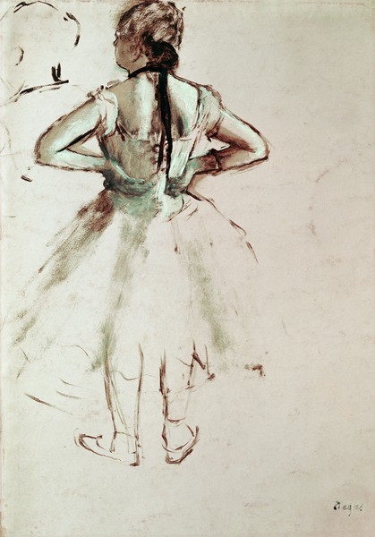 Edgar Degas, Dancer viewed from the back