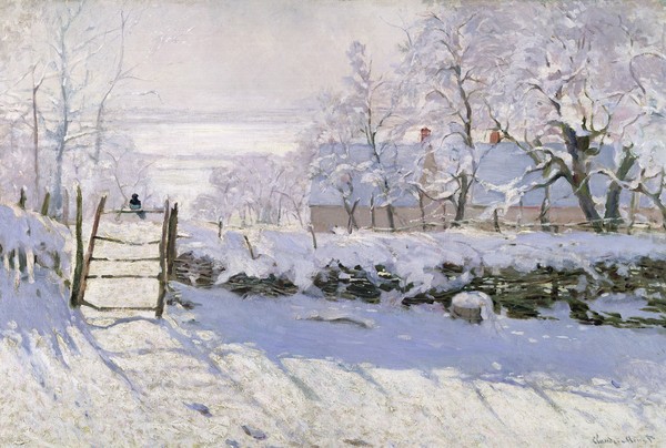 Claude Monet, The Magpie, 1869 (oil on canvas)