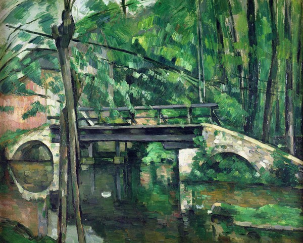 Paul Cézanne, The Bridge at Maincy, or The Bridge at Mennecy, or The Little Bridge, c.1879 (oil on canvas)